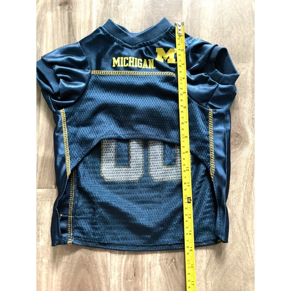 Michigan Wolverines Dog Jersey Blue‎